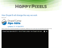 Tablet Screenshot of happypixels.com